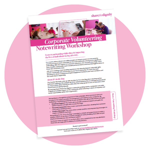Corporate Volunteering - Notewriting