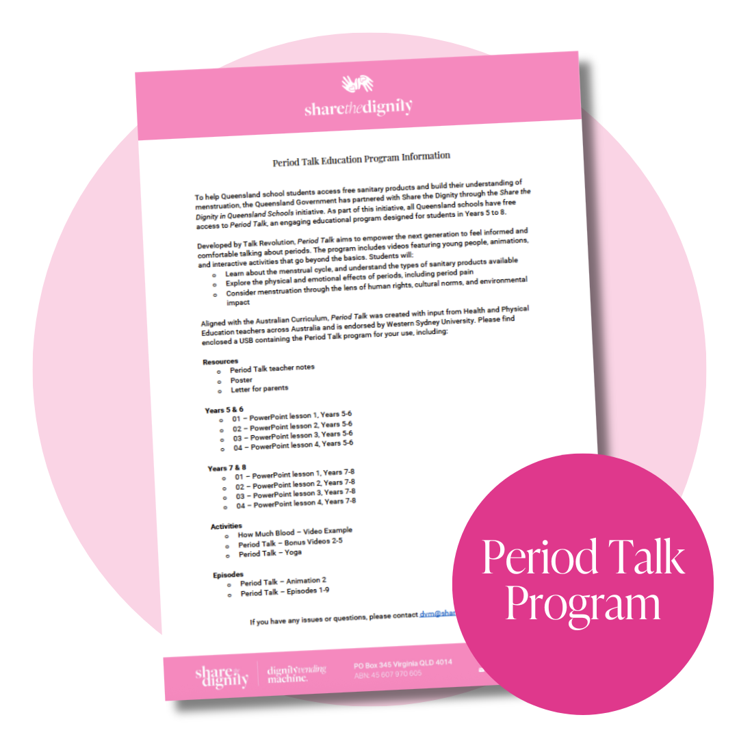 DVM - Period Talk Program Info