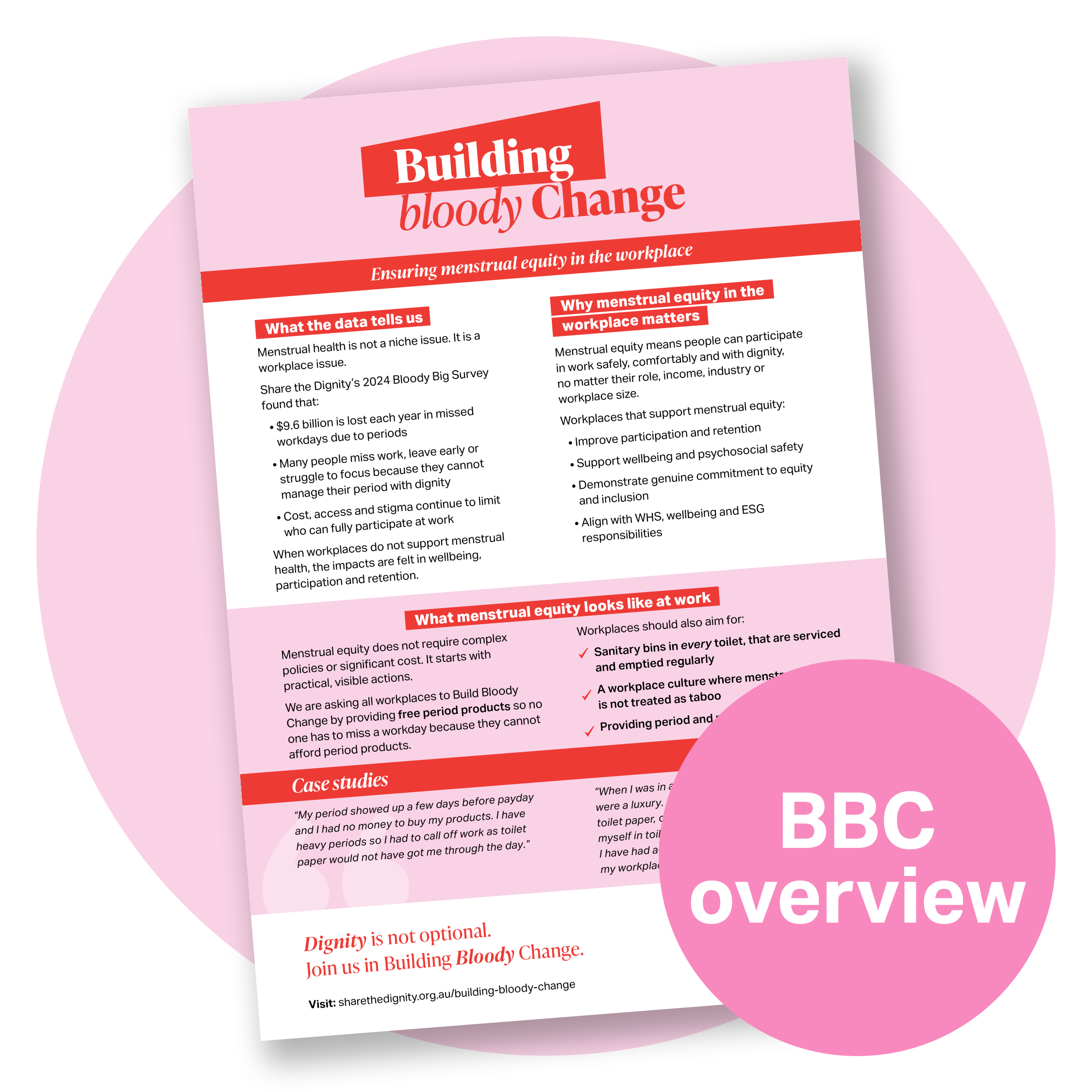 Building Bloody Change Overview A4