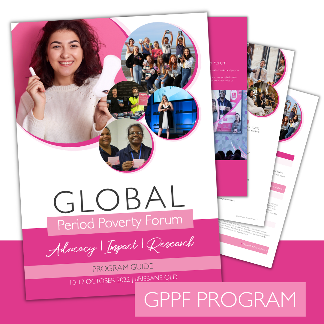 Global Period Poverty Forum program