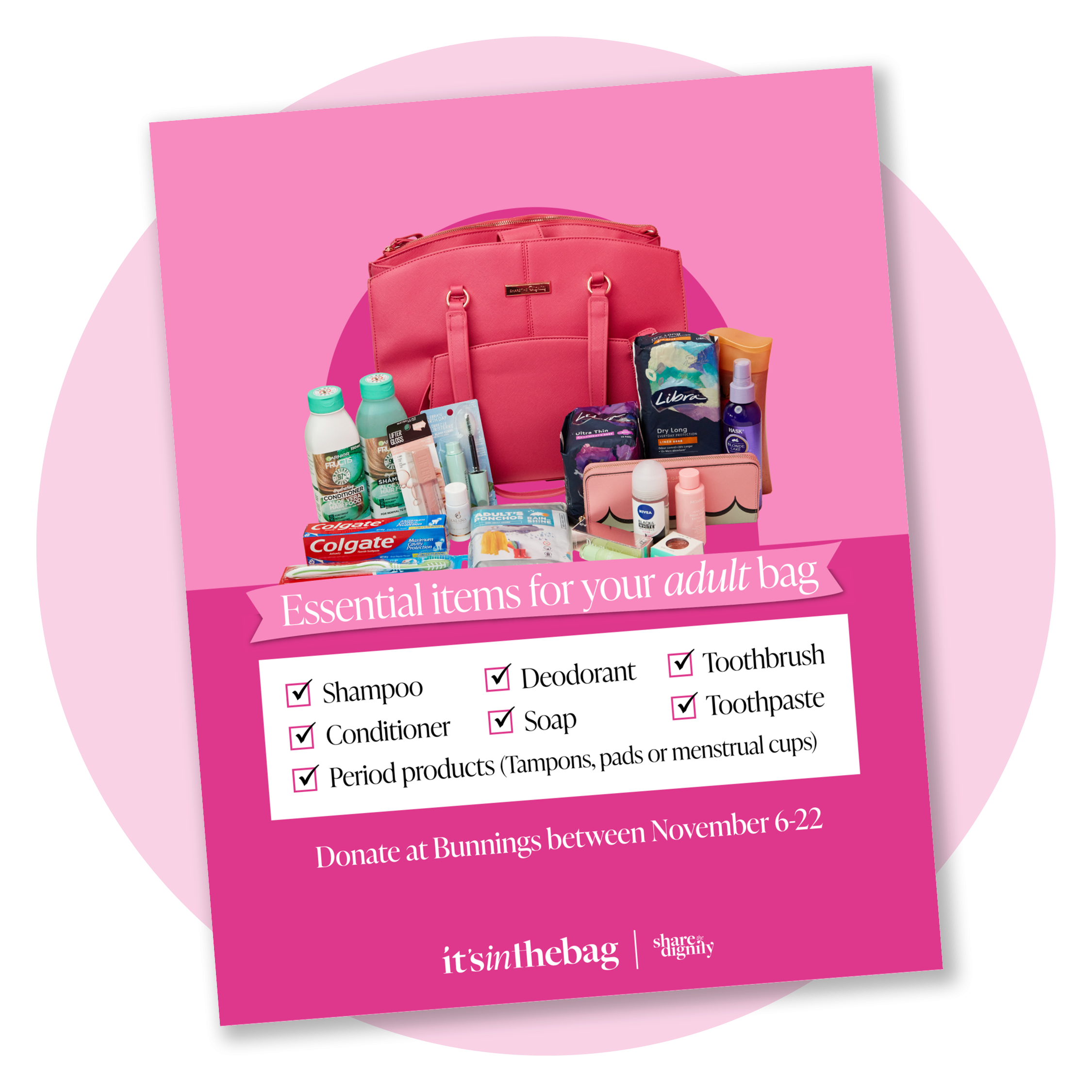 IITB Social Media Tile - Adult Bag Checklist