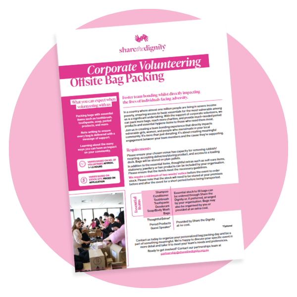 Corporate Volunteering - Bag Packing (Offsite)